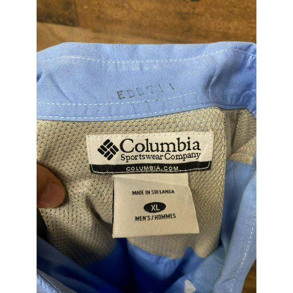Columbia Men's Short Sleeve Button Up Size X-Large - Picture 3 of 5